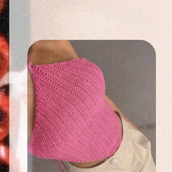 Princess Polly Avoca Pink Crop Top - Picture 3 of 8